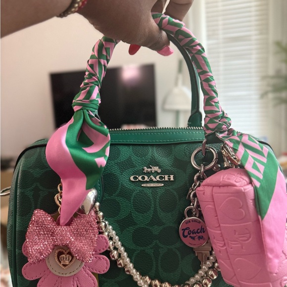 Coach Accessories - Coach Rowan Med size Emerald Green Satchel NWOT